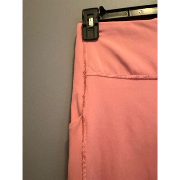 Athleta Women's Capri Leggings S Pink Stash Pocket Activewear - Picture 4 of 7
